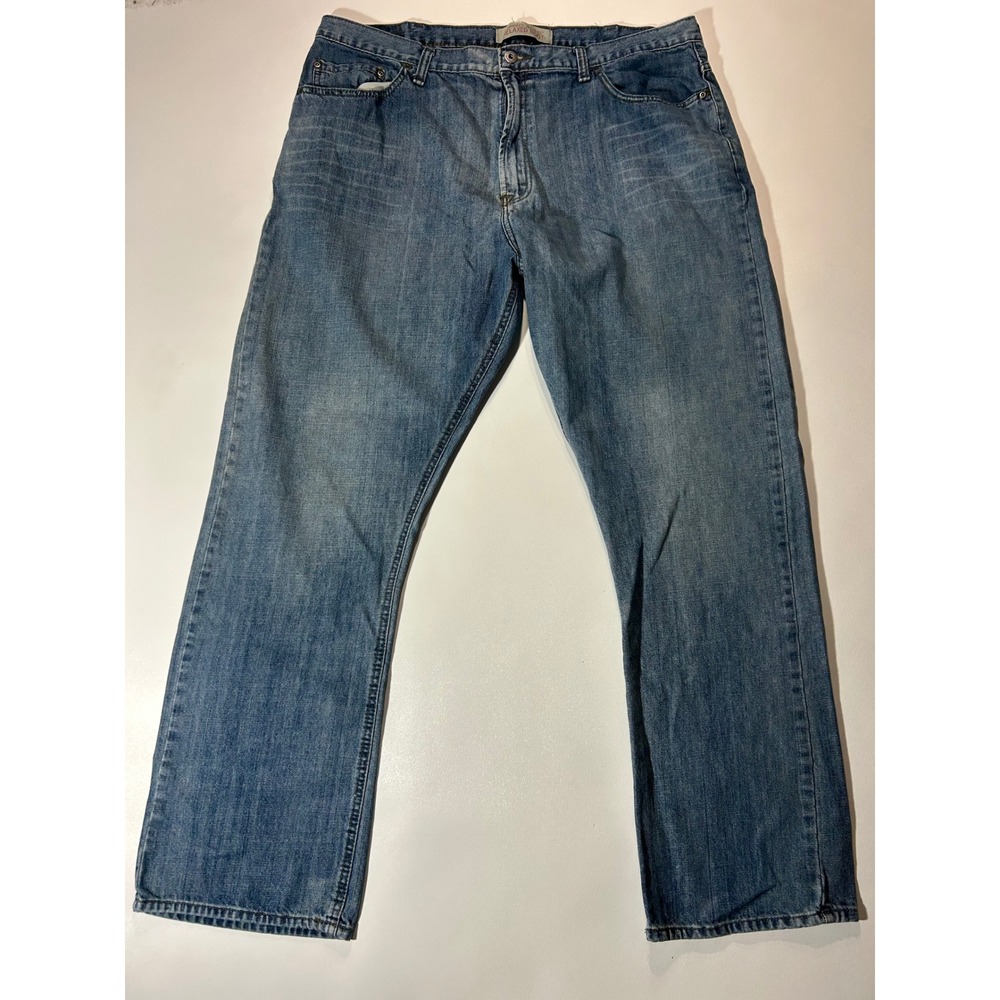 Wrangler Relaxed Boot Cut Jeans Mens 40x32 Blue Denim Excellent 98HRWBD